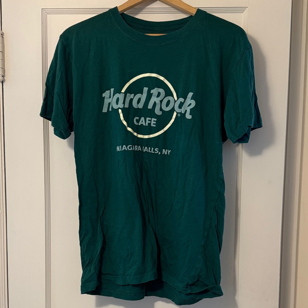 Hard Rock Cafe Teal Short Sleeve Tee Mediu